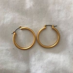 Madewell Gold Hoop Earrings